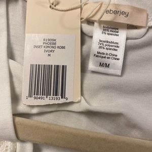 Eberjey soft robe cream